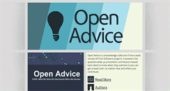 Desktop Screenshot of open-advice.org