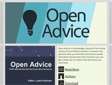 Tablet Screenshot of open-advice.org